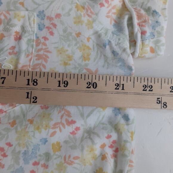 Lauren Ralph Lauren Black Label Pajama Set L Bermuda Shorts Notch Collar Floral - Picture 10 of 16